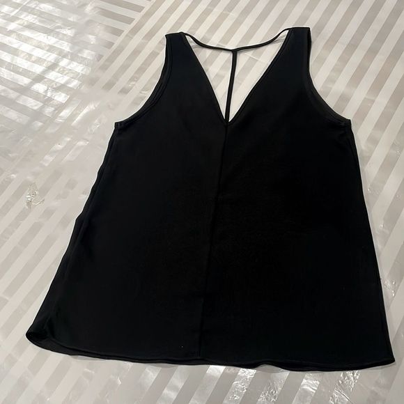 Black Open Strap Back Cut Out Top RIVER ISLAND - Picture 4 of 4